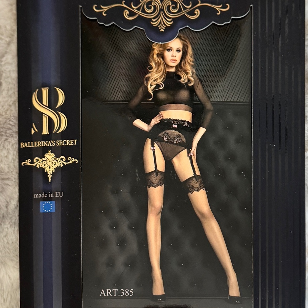 Black Lace Stockings